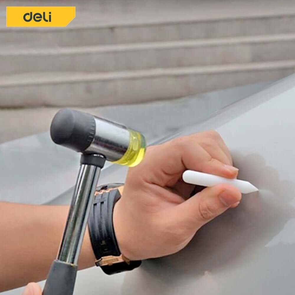 ค้อนยาง DELI DL5330-SL-01 30มม สีเหลือง_1