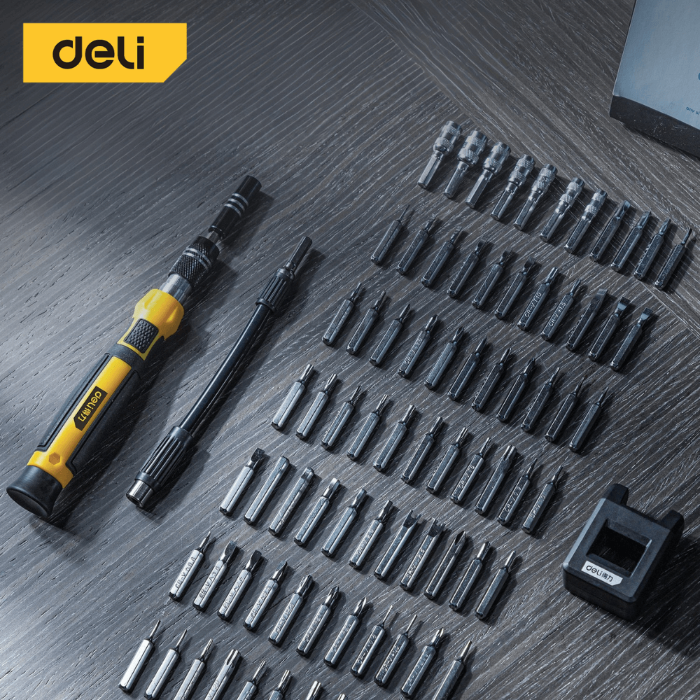 ชุดไขควงเปลี่ยนหัว DELI DL1085D-YL-01 85ชิ้น