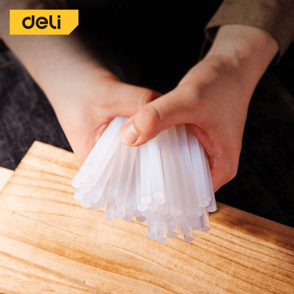 กาวแท่ง DELI DL390055A-WH-01 ขนาด 7มม. 55แท่ง