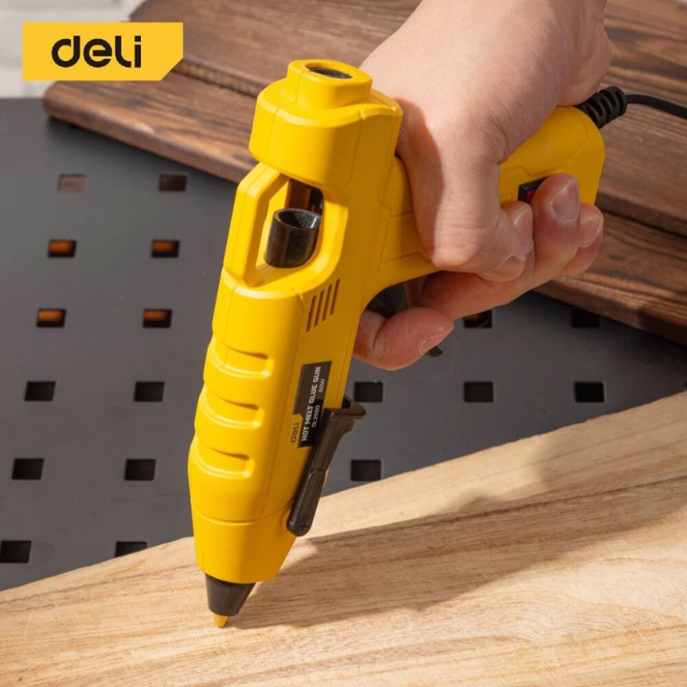 ปืนยิงกาว DELI EDL2560-YL-01 60วัตต์ สีเหลือง