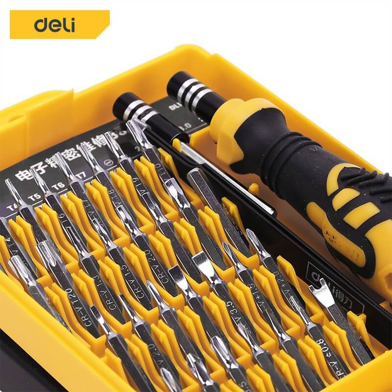 ชุดไขควงเปลี่ยนหัว DELI EDL1033D-YL-01 33ชิ้น