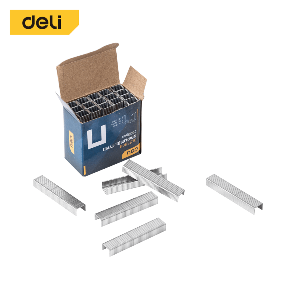 ลวดแม็กซ์ยิงบอร์ด DELI EDL238011-SL-01 8X11.2X1.2มม