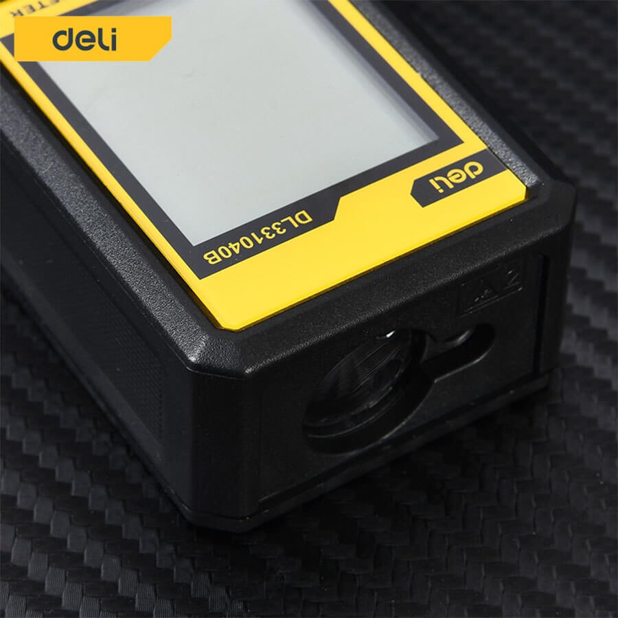 เลเซอร์วัดระยะ DELI EDL331040B-YL-01 50เมตร สีเหลือง