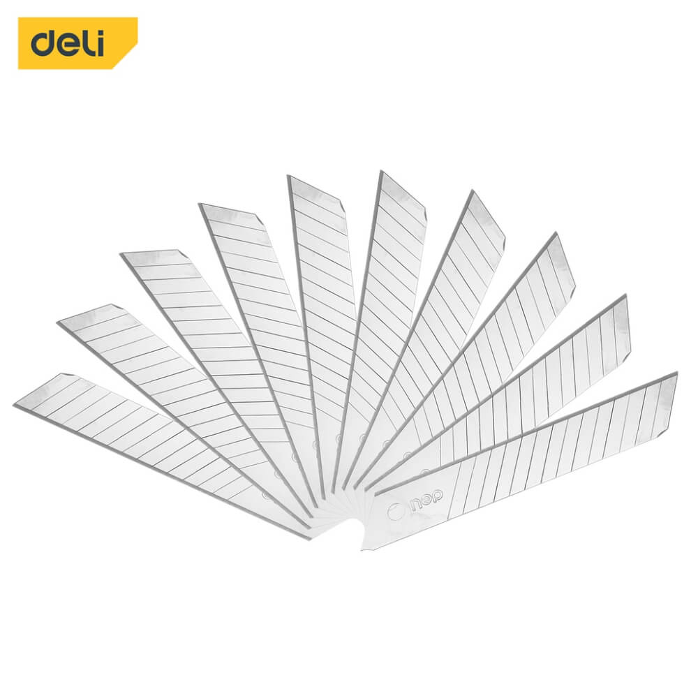 คัตเตอร์ DELI EDL018Z-YL-01 18มม สีเหลือง