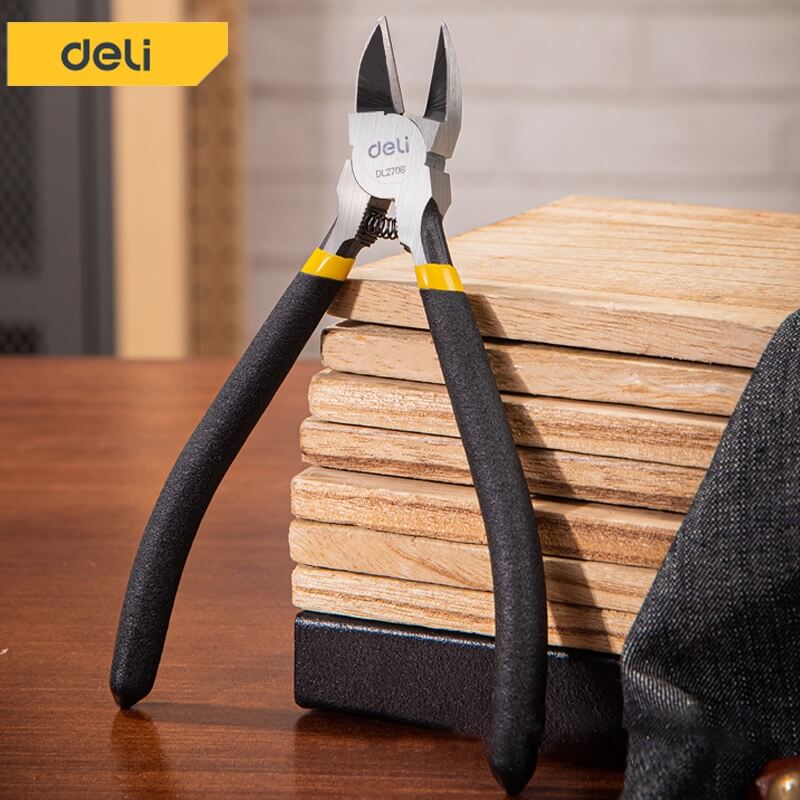 คีมปากตัด DELI EDL2715-YL-01 5นิ้ว_4