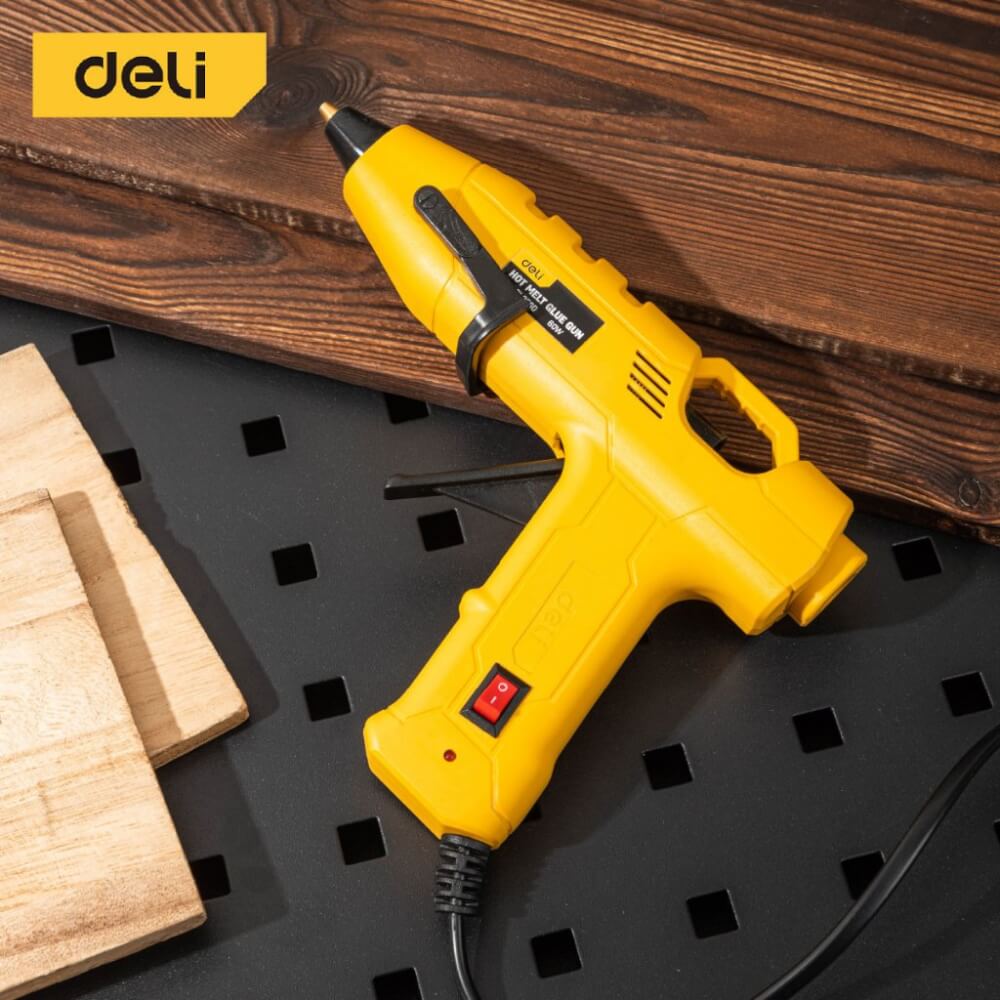 ปืนยิงกาว DELI EDL2560-YL-01 60วัตต์ สีเหลือง