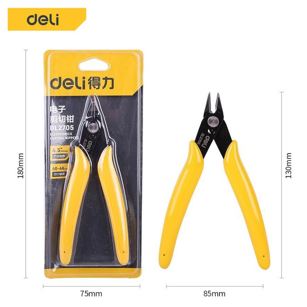คีมปากตัด DELI EDL2705-YL-01 5นิ้ว_5