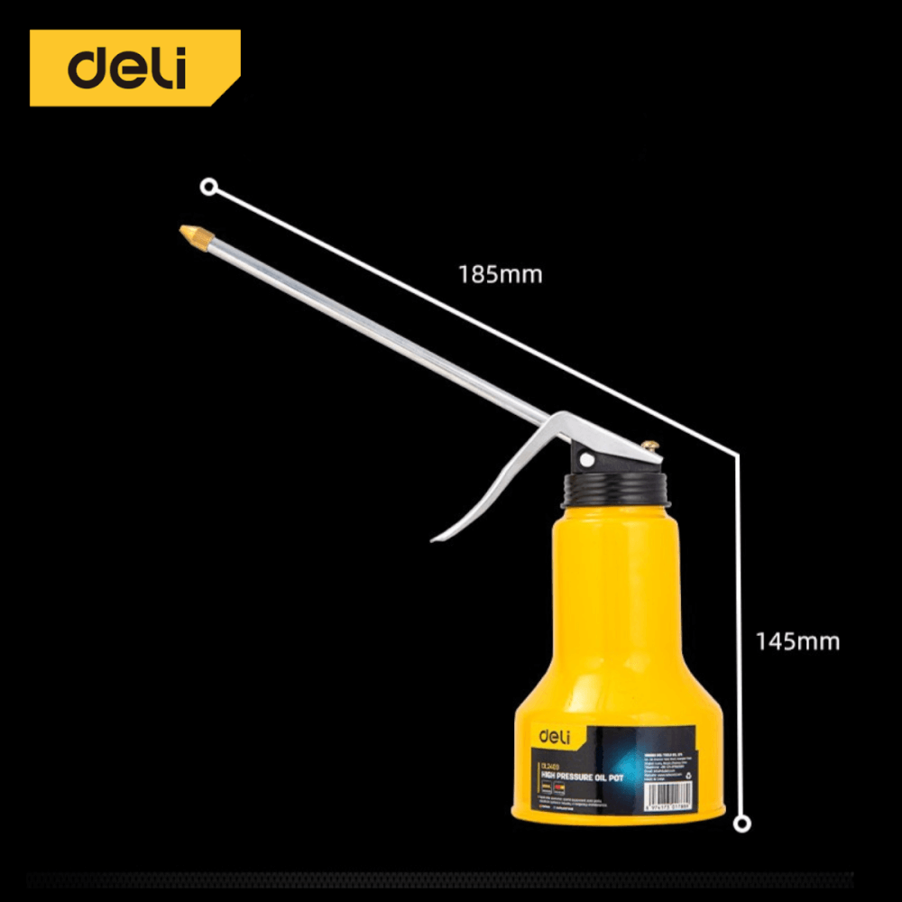 กาหยอดน้ำมัน DELI EDL2403-YL-01 300มล สีเหลือง_6