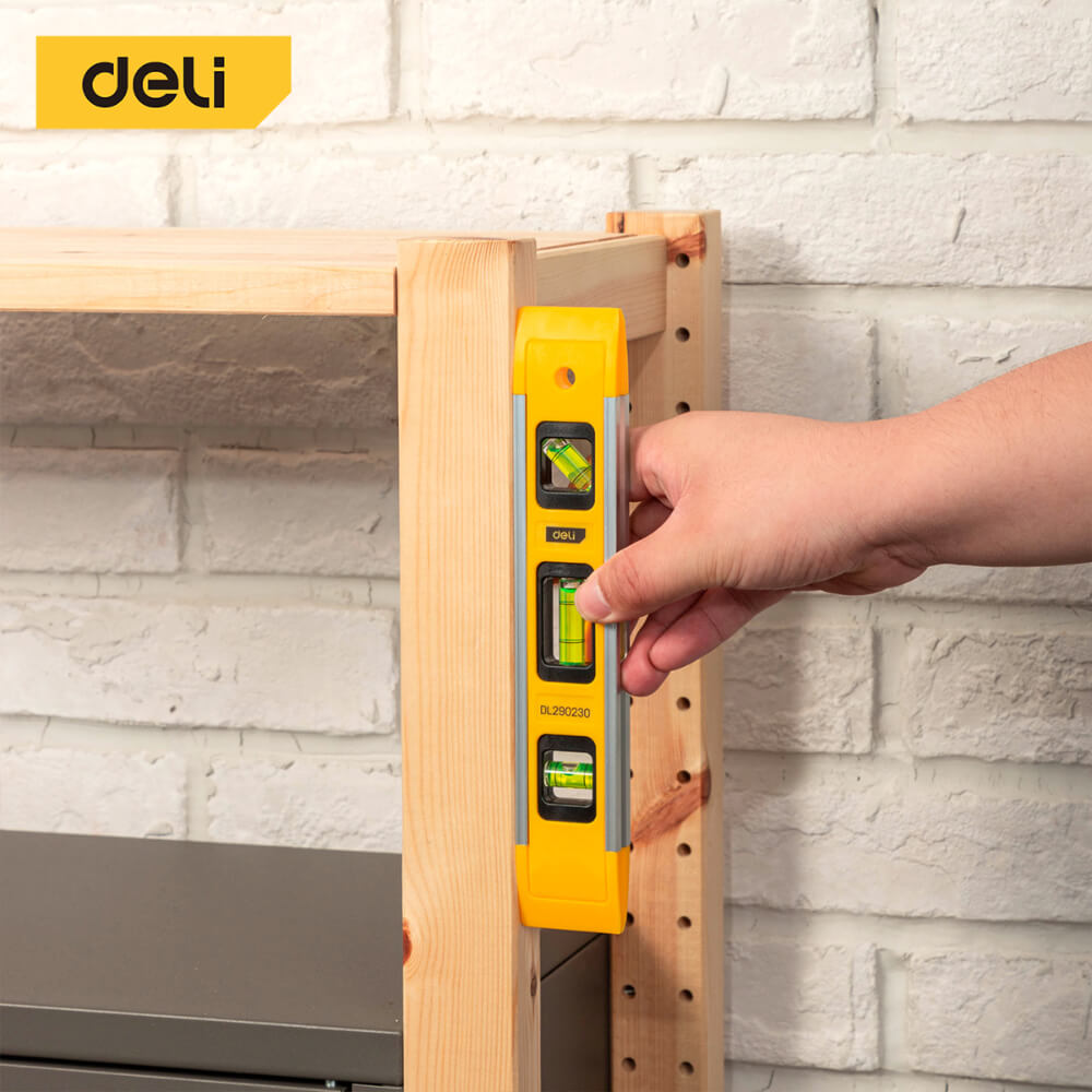 ไม้วัดระดับน้ำ DELI EDL290230-YL-01 23ซม. สีเหลือง_6