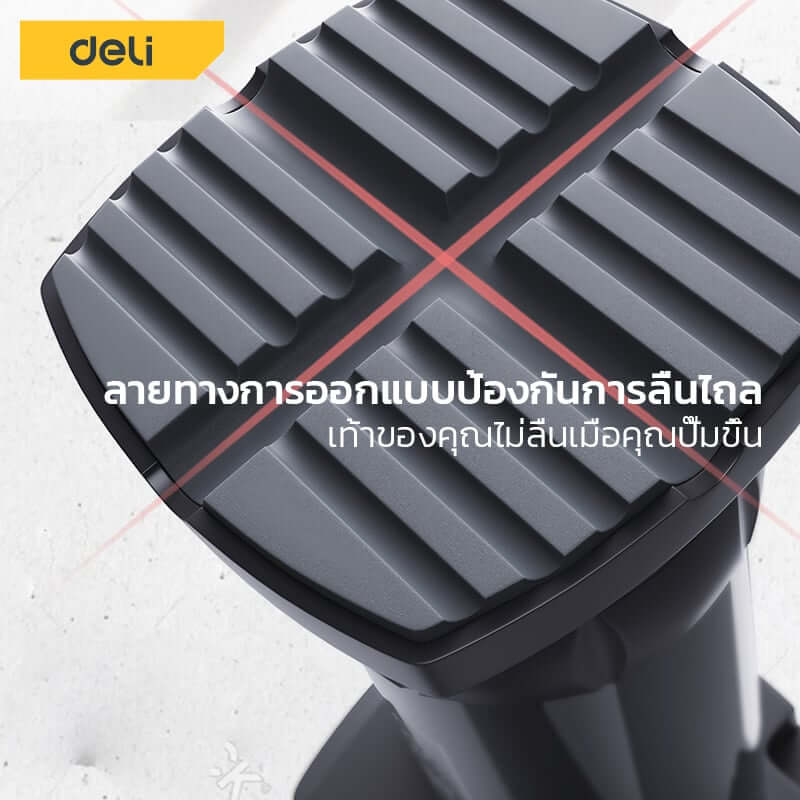 เครื่องสูบลม DELI EDL880003-BK-01 80PSI สีดำ