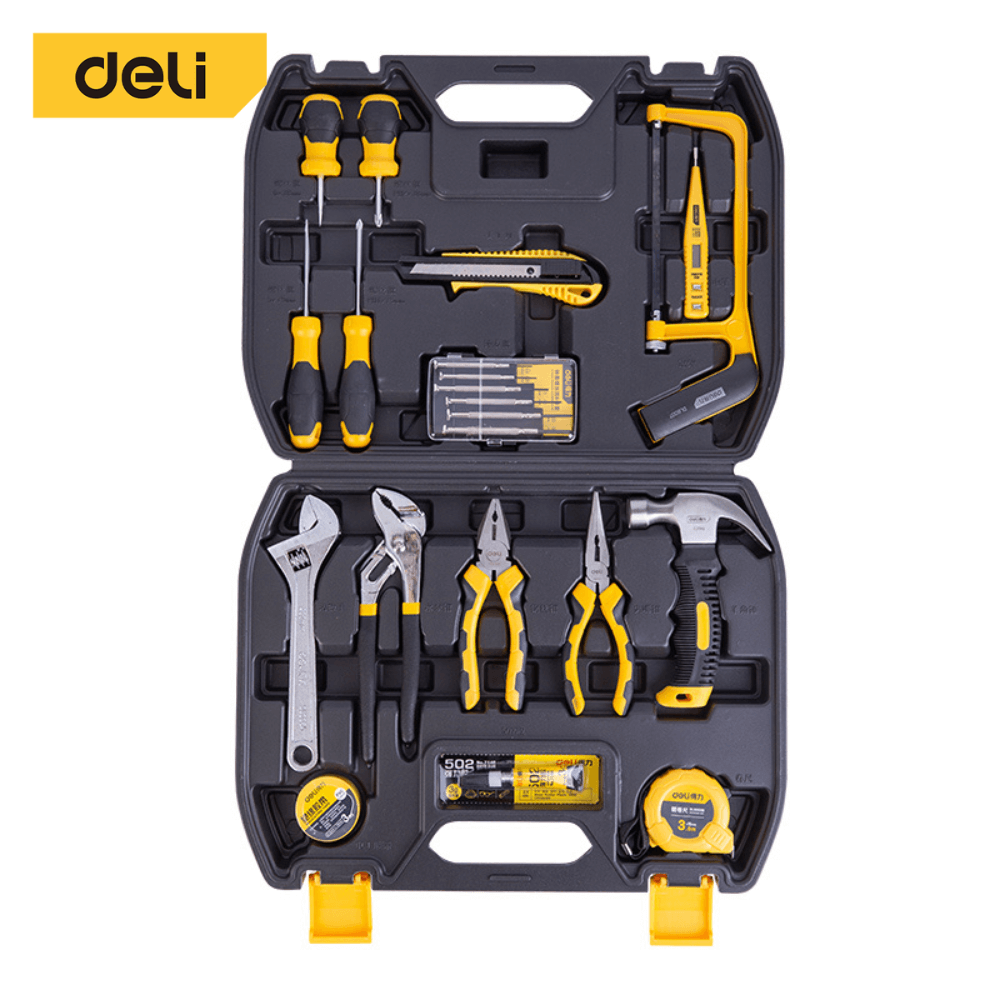 ชุดเครื่องมือช่าง DELI DL1021-BK-01 21ชิ้น