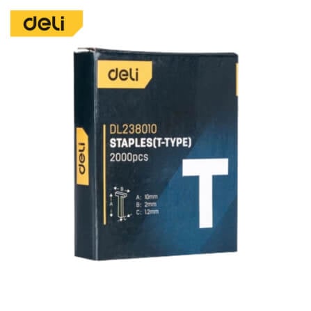 ลวดแม็กซ์ยิงบอร์ด DELI EDL238010-SL-01 1.2X12X10มม_0