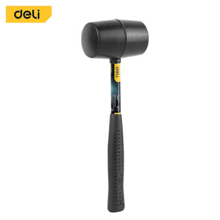 ค้อนยาง DELI EDL5612-BK-01 12OZ สีดำ_0