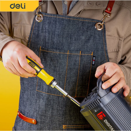 ชุดไขควงเปลี่ยนหัว DELI EDL3565-YL-01 65ชิ้น_1