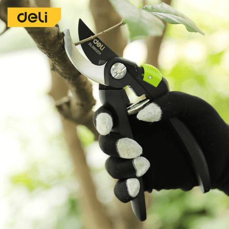 กรรไกรตัดกิ่ง DELI EDL580201-GN-01 8.5นิ้ว สีเขียว_1
