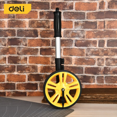 ล้อวัดระยะ DELI EDL330060-YL-01 ขนาดล้อ 150มม สีเหลือง_1