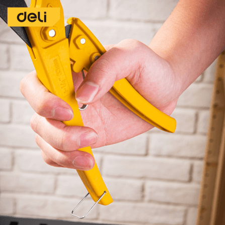 กรรไกรตัดท่อ PVC DELI EDL350033-YL-01 สีเหลือง_1