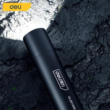 ไฟฉาย DELI EDL551002-BK-01 100ลูเมน 3วัตต์ สีดำ_1