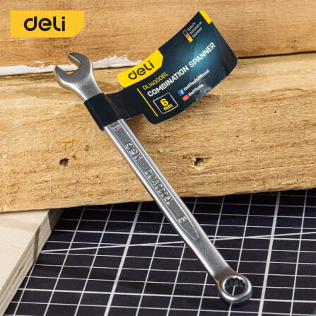 ประแจปากตาย DELI EDL140013L-SL-01 13มม_1