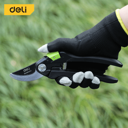 กรรไกรตัดกิ่ง DELI EDL580201-GN-01 8.5นิ้ว สีเขียว_2