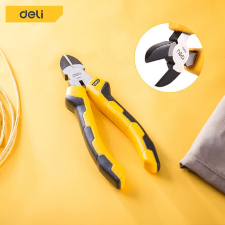คีมปากตัด DELI EDL2206-YL-01 6นิ้ว_2