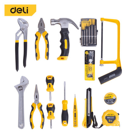 ชุดเครื่องมือช่าง DELI DL1021-BK-01 21ชิ้น_3