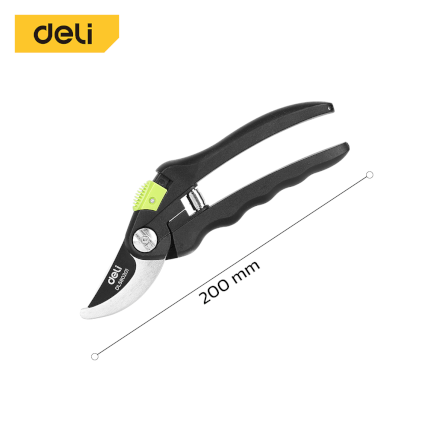 กรรไกรตัดกิ่ง DELI EDL580201-GN-01 8.5นิ้ว สีเขียว_4