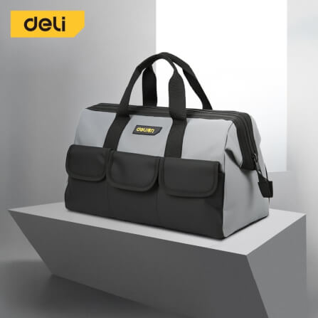 กระเป๋าเครื่องมือช่าง DELI DL430018-BK-01 สีเทา_4