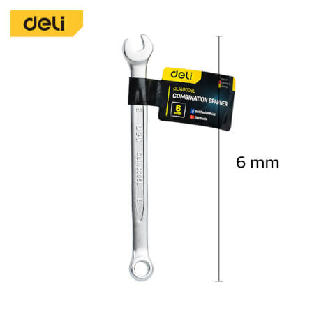 ประแจปากตาย DELI EDL140006L-SL-01 6มม_4