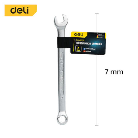ประแจปากตาย DELI EDL140007L-SL-01 7มม_4