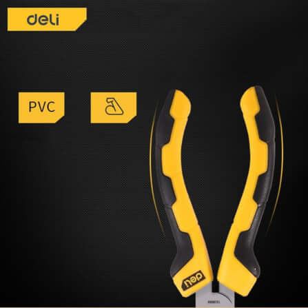 คีมปากแหลม DELI EDL2108-YL-01 8นิ้ว_5