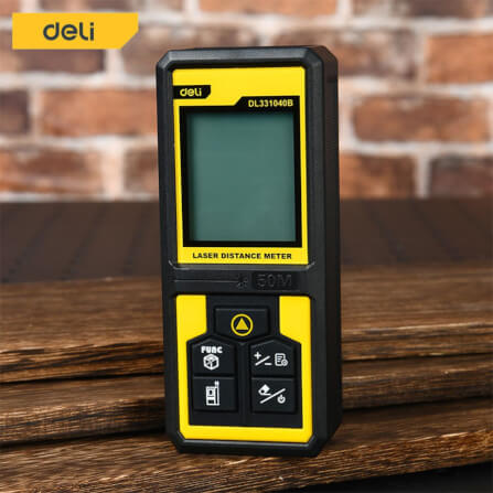 เลเซอร์วัดระยะ DELI EDL331040B-YL-01 50เมตร สีเหลือง_5