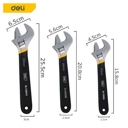 ประแจเลื่อน DELI DL120010-BK-01 10นิ้ว_6