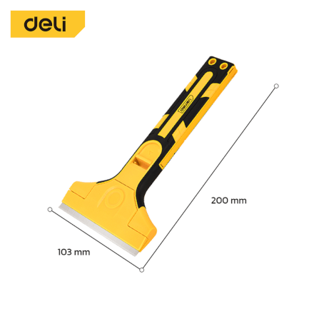 มีดขูดสี DELI DL4723Z-YL-01 200X103 มม. สีเหลือง_6