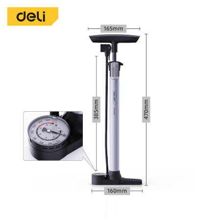 เครื่องสูบลม DELI DL880005-SL-01 160PSI สีดำ_6