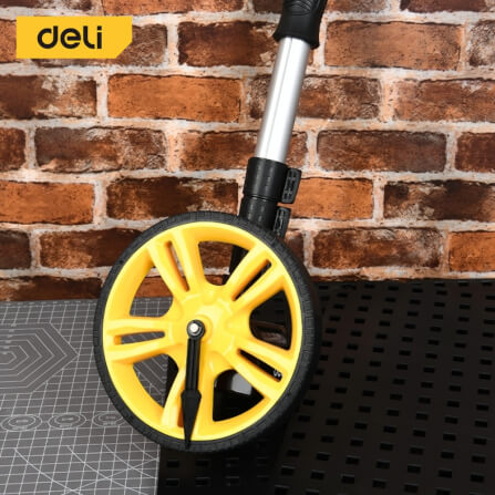 ล้อวัดระยะ DELI EDL330060-YL-01 ขนาดล้อ 150มม สีเหลือง_6