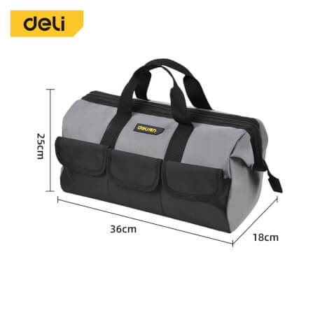 กระเป๋าเครื่องมือช่าง DELI DL430016-GR-01 สีเทา_6