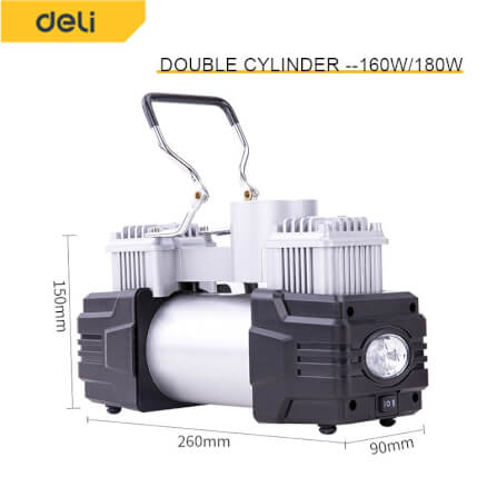 ปั๊มลมโรตารี่ DELI EDL8058-SL-01 140PSI 10บาร์ 100วัตต์_7