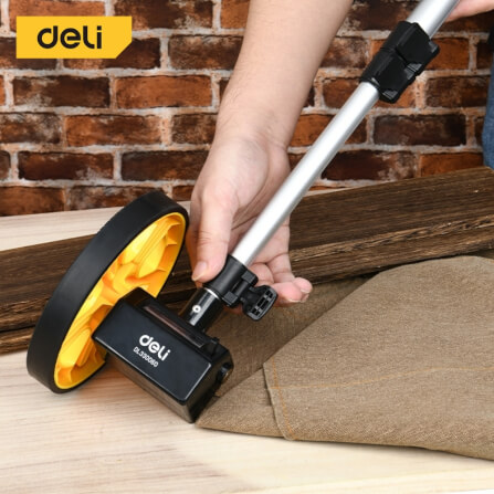 ล้อวัดระยะ DELI EDL330060-YL-01 ขนาดล้อ 150มม สีเหลือง_7