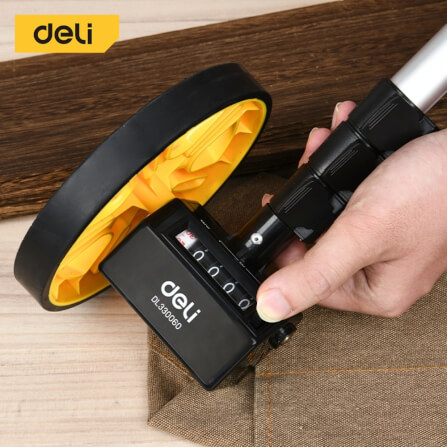 ล้อวัดระยะ DELI EDL330060-YL-01 ขนาดล้อ 150มม สีเหลือง_8