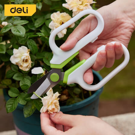 กรรไกรตัดแต่งกิ่ง DELI EDL-YL0008-GN-01 7 นิ้ว สีเขียว_8