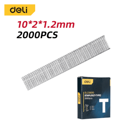 ลวดแม็กซ์ยิงบอร์ด DELI EDL238010-SL-01 1.2X12X10มม_5