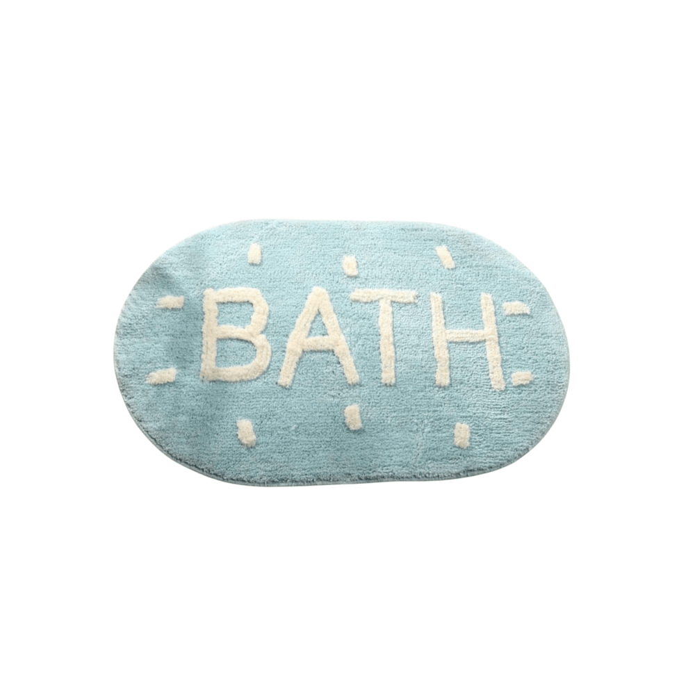 พรมเช็ดเท้า JKLOVEHOME DOORMAT SERIES 001 40X60 ซม. สีฟ้า_0