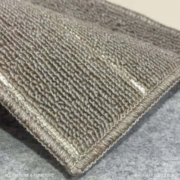 พรมเช็ดเท้า JKLOVEHOME DOORMAT SERIES 035 40X70 ซม. สีน้ำตาล
