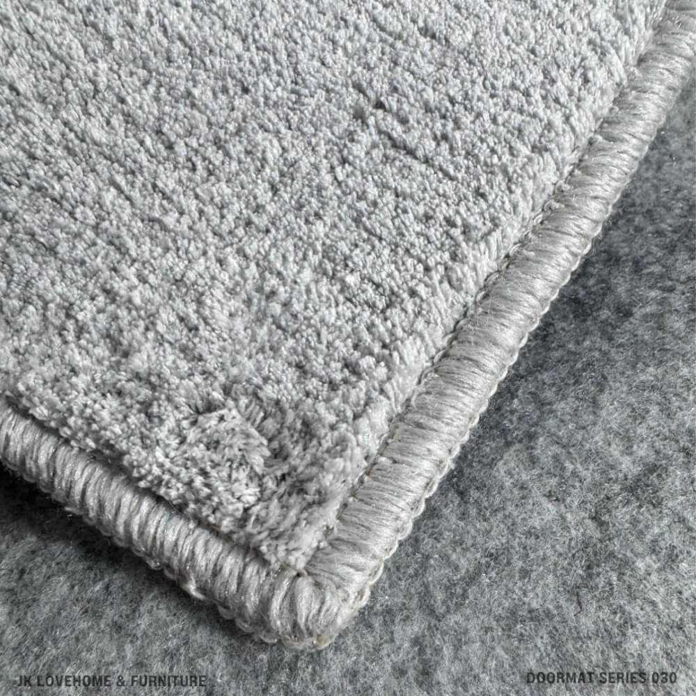 พรมเช็ดเท้า JKLOVEHOME DOORMAT SERIES 030 40X70 ซม. สีเทา