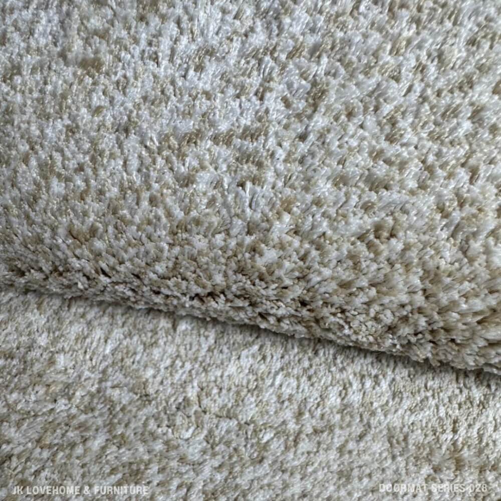 พรมเช็ดเท้า JKLOVEHOME DOORMAT SERIES 028 40X70 ซม. สีเบจ