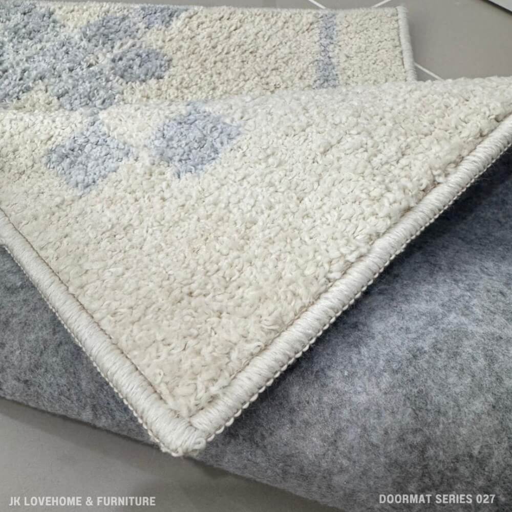 พรมเช็ดเท้า JKLOVEHOME DOORMAT SERIES 027 40X70 ซม. สีเบจ