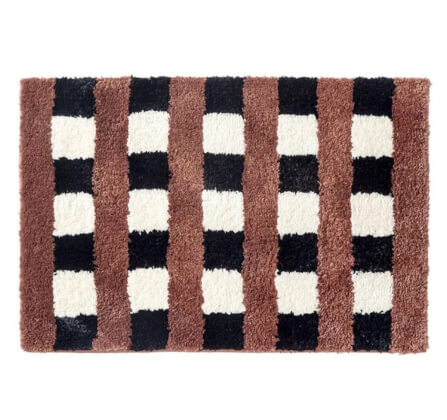 พรมเช็ดเท้า JKLOVEHOME DOORMAT SERIES 041 60X90 ซม. สีน้ำตาล_0