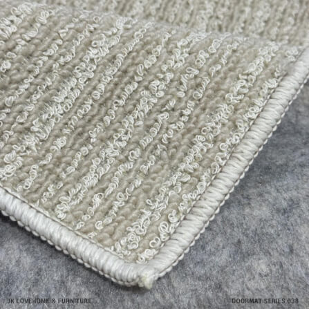 พรมเช็ดเท้า JKLOVEHOME DOORMAT SERIES 038 40X70 ซม. สีเบจ_1