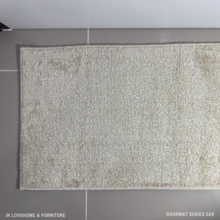 พรมเช็ดเท้า JKLOVEHOME DOORMAT SERIES 028 40X70 ซม. สีเบจ_1